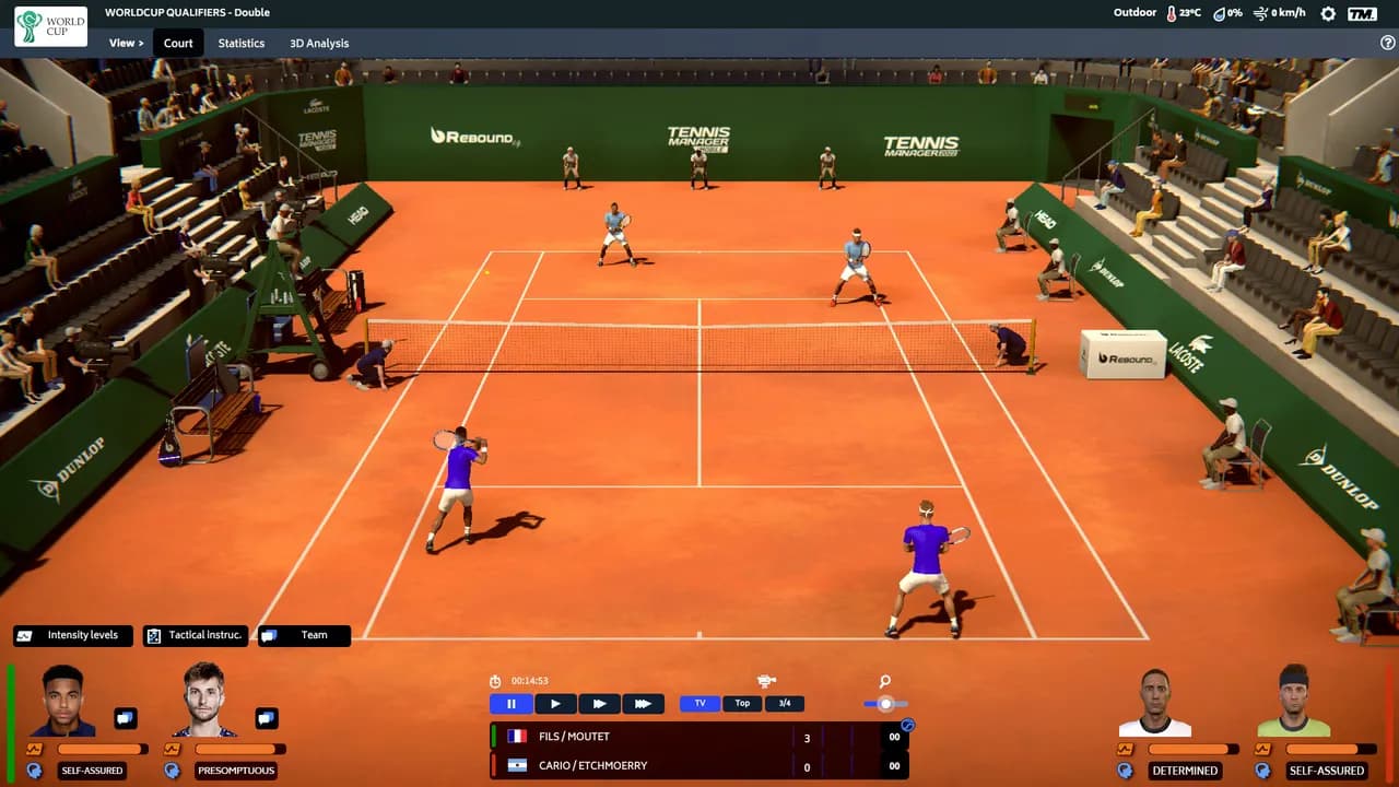 TENNIS MANAGER 2023 Steam — zrzut ekranu 5