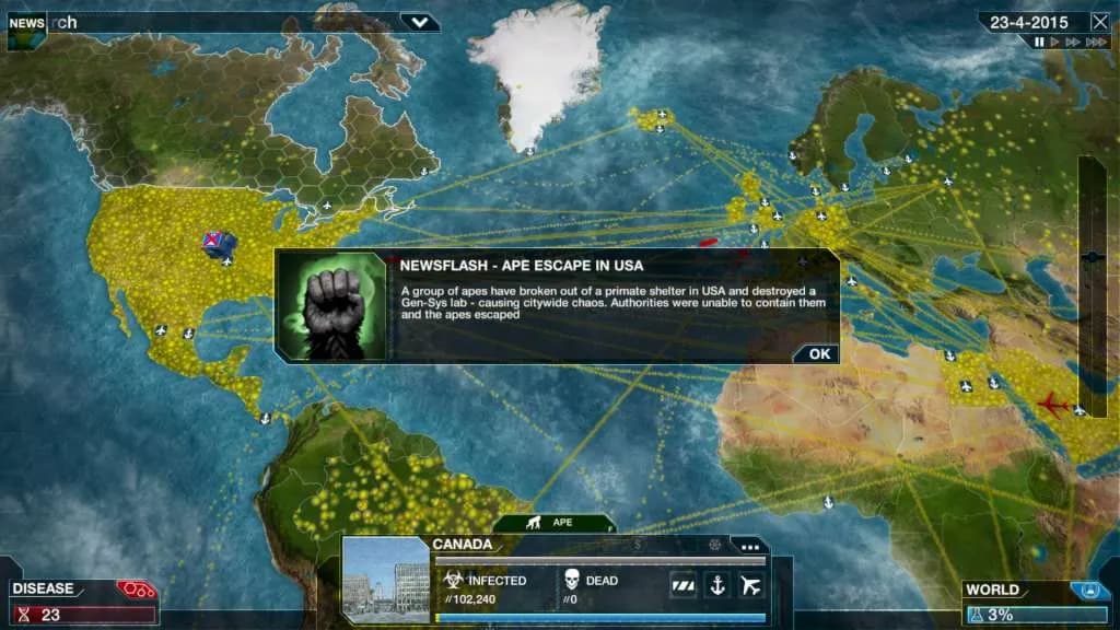 PLAGUE INC EVOLVED Steam — zrzut ekranu 5