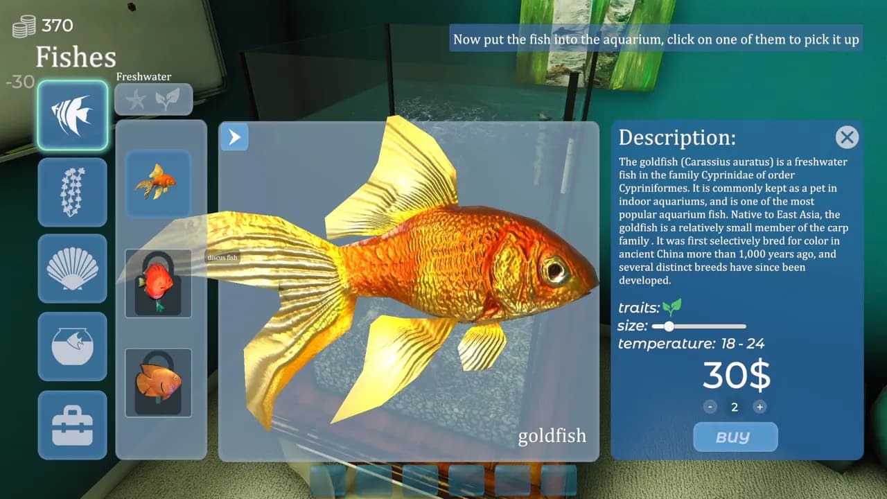 AQUARIST Steam — zrzut ekranu 6