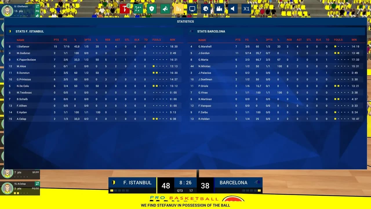 PRO BASKETBALL MANAGER 2022 Steam — zrzut ekranu 5