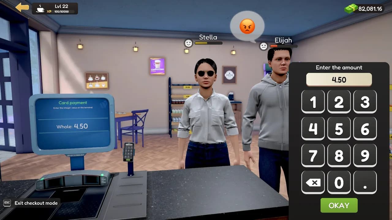 Café Manager Simulator — zrzut ekranu 2