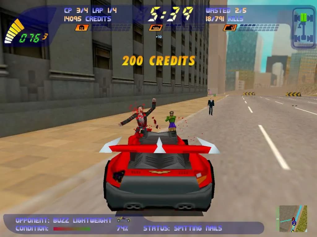 CARMAGEDDON 2 CARPOCALYPSE NOW Steam — zrzut ekranu 1 z 6