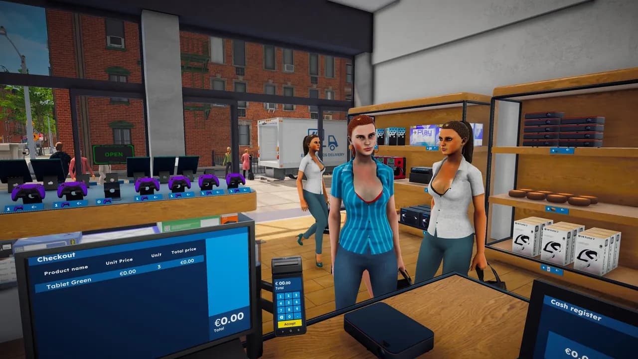 Electronics Supermarket Simulator STEAM KLUCZ — zrzut ekranu 1 z 6