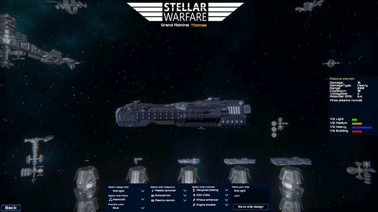 STELLAR WARFARE Steam — zrzut ekranu 3