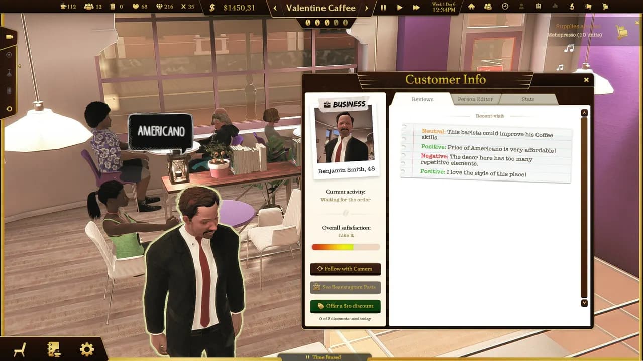 ESPRESSO TYCOON Steam — zrzut ekranu 3