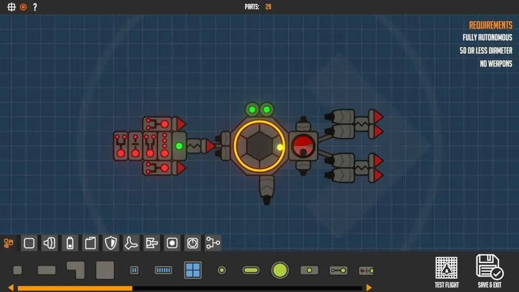 NIMBATUS THE SPACE DRONE CONSTRUCTOR Steam — zrzut ekranu 4
