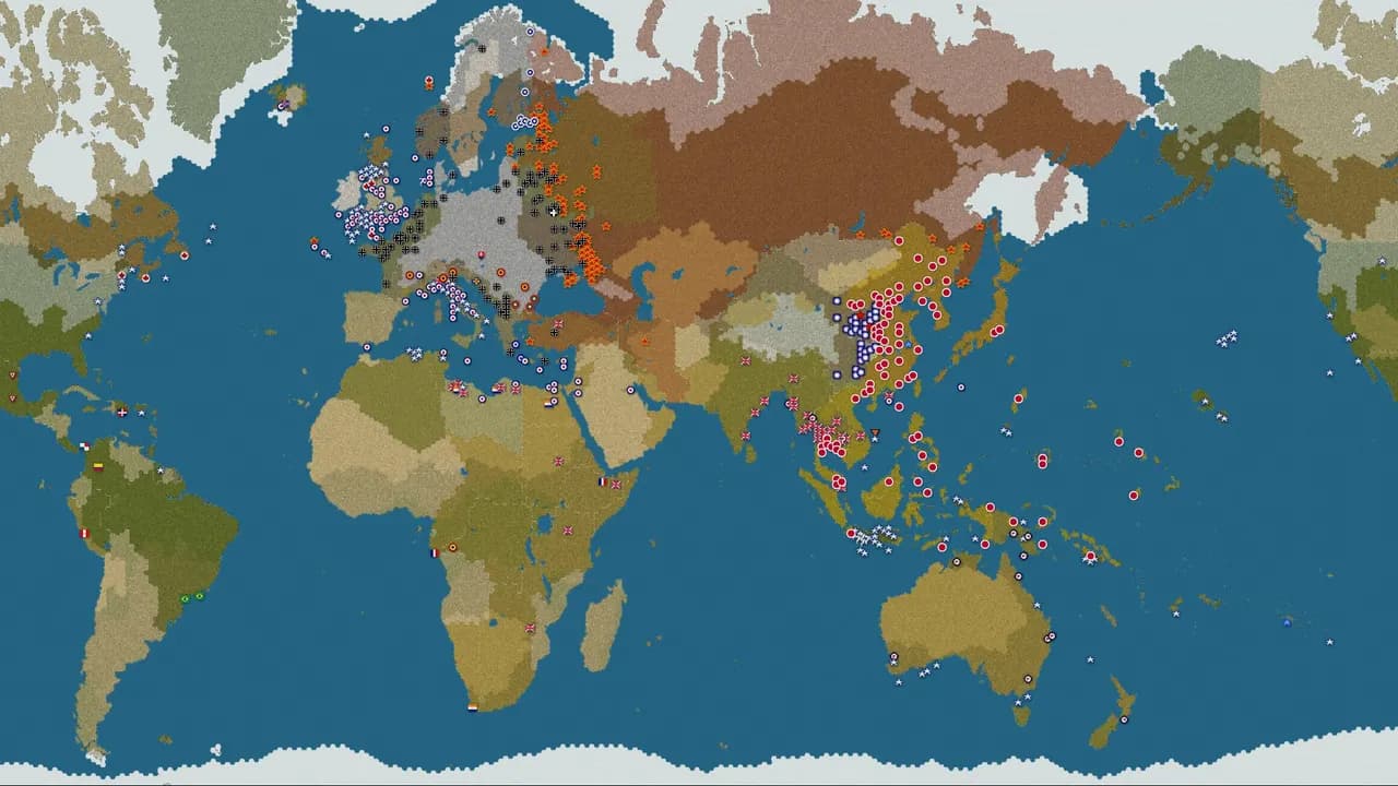 STRATEGIC COMMAND WWII WORLD AT WAR Steam — zrzut ekranu 2