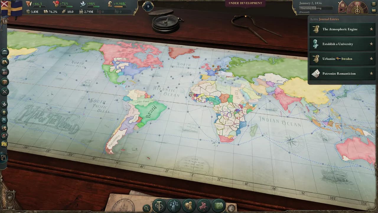 VICTORIA 3 III DAWN OF WONDER Steam — zrzut ekranu 1 z 5