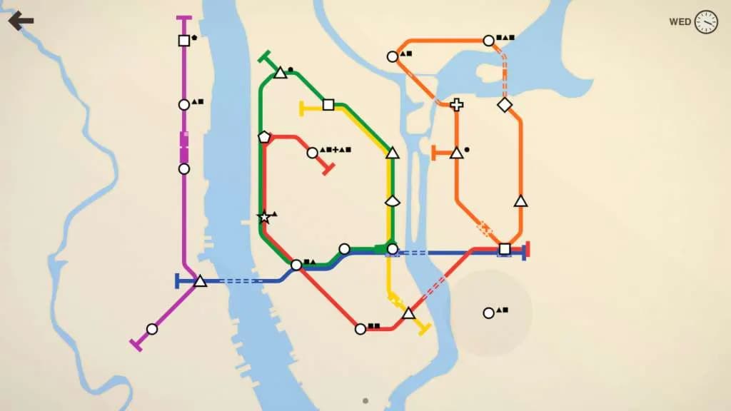 MINI METRO Steam — zrzut ekranu 1 z 6