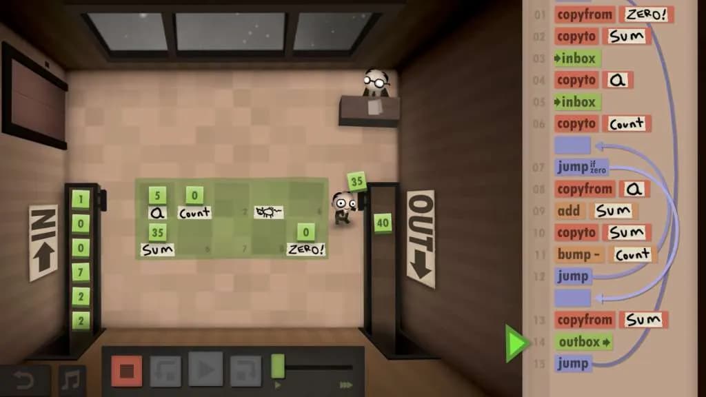 HUMAN RESOURCE MACHINE Steam — zrzut ekranu 3