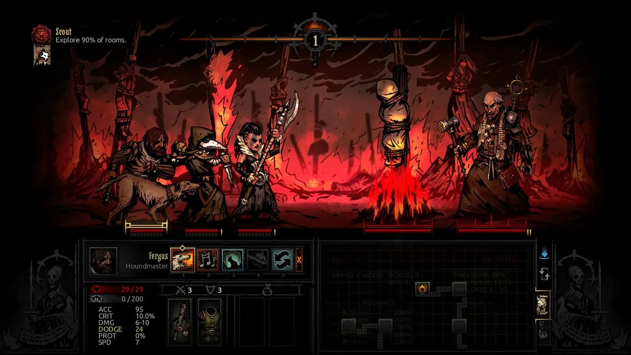 DARKEST DUNGEON THE CRIMSON COURT Steam — zrzut ekranu 6