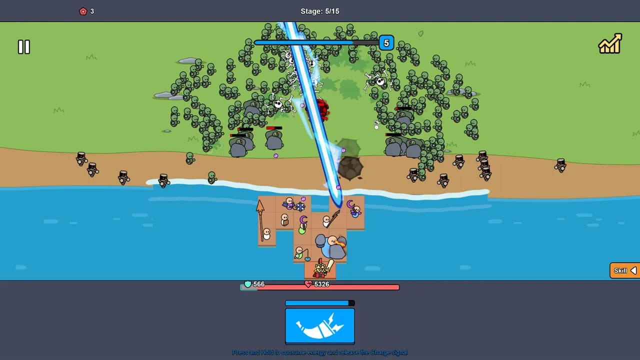 Beach Defense: Zombie Invasion — zrzut ekranu 1 z 6