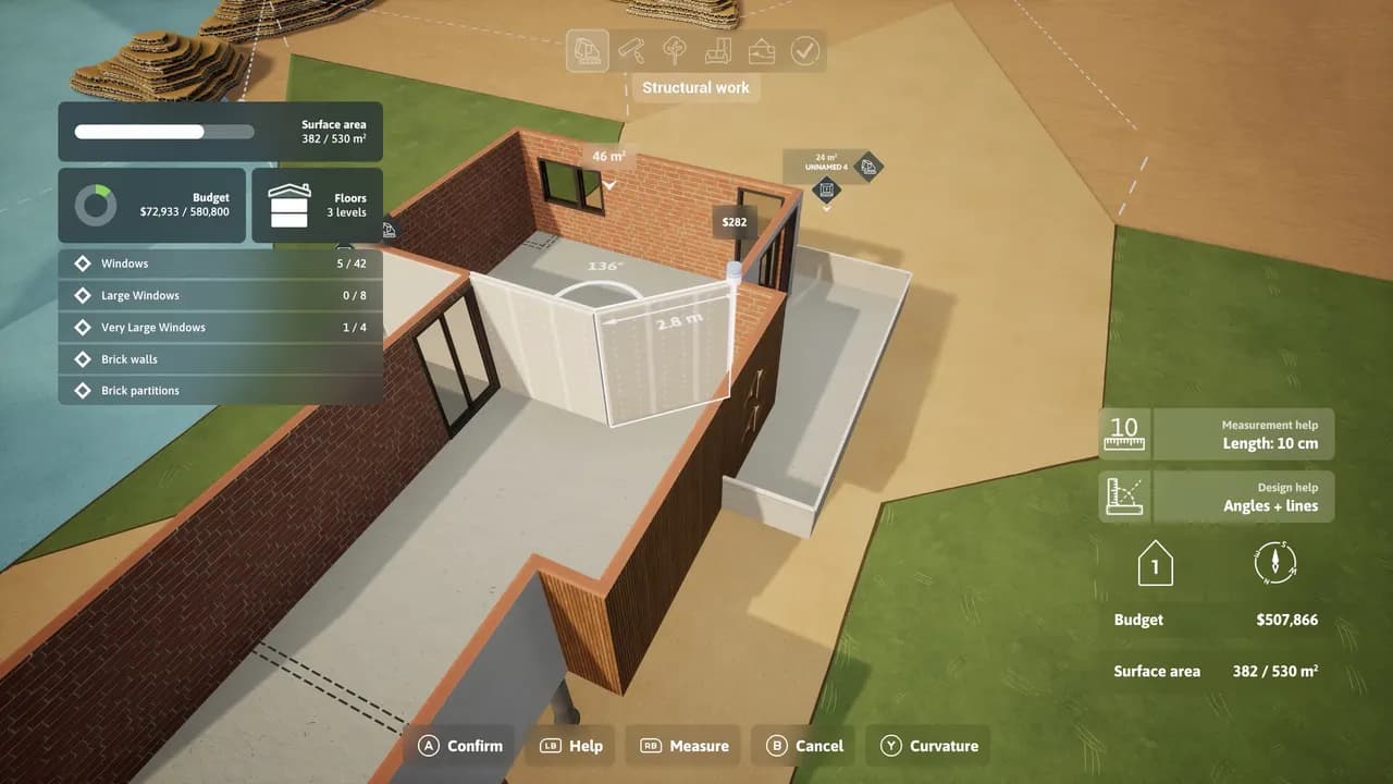 ARCHITECT LIFE A HOUSE DESIGN SIMULATOR Xbox Series X/S — zrzut ekranu 3