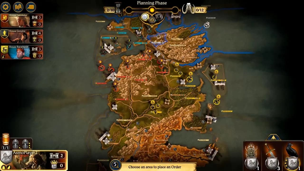 A Game of Thrones: The Board Game Digital Edition STEAM KLUCZ — zrzut ekranu 6