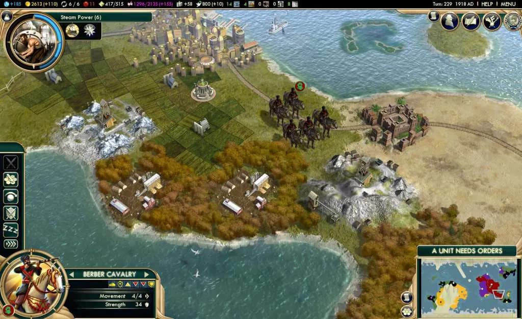 Sid Meier's Civilization V Gold Edition STEAM KLUCZ — zrzut ekranu 5