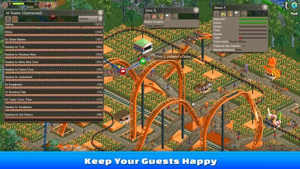 RollerCoaster Tycoon Classic STEAM KLUCZ — zrzut ekranu 2