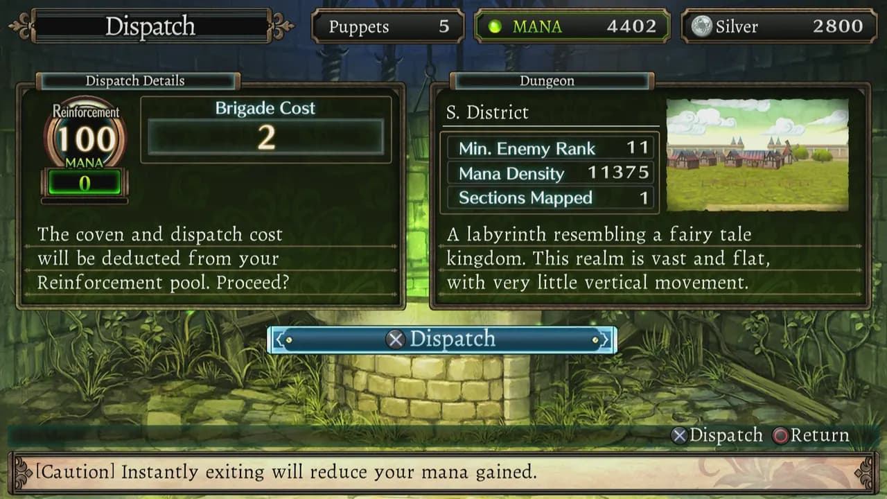 LABYRINTH OF REFRAIN COVEN OF DUSK Steam — zrzut ekranu 3