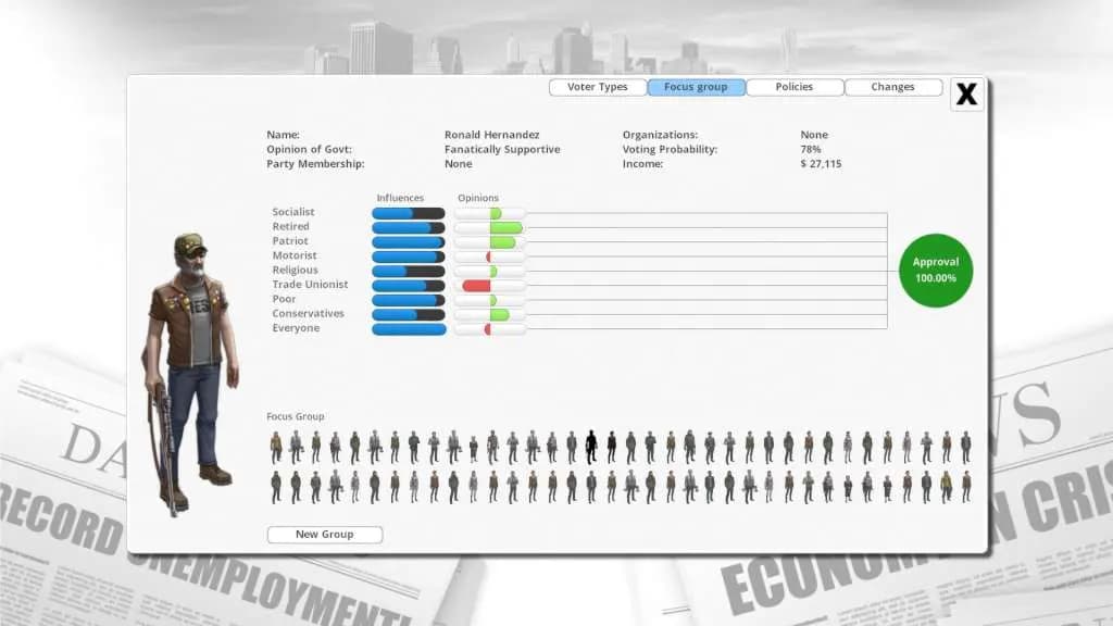 DEMOCRACY 3 Steam — zrzut ekranu 2