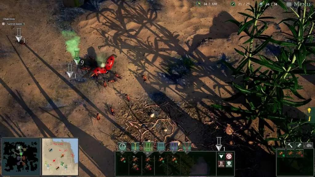 EMPIRES OF THE UNDERGROWTH Steam — zrzut ekranu 5