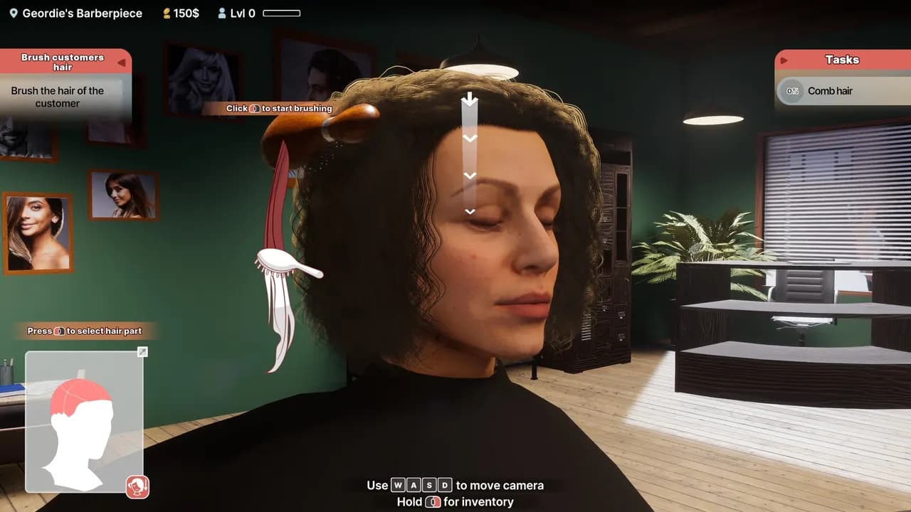 HAIRDRESSER SIMULATOR Steam — zrzut ekranu 1 z 6