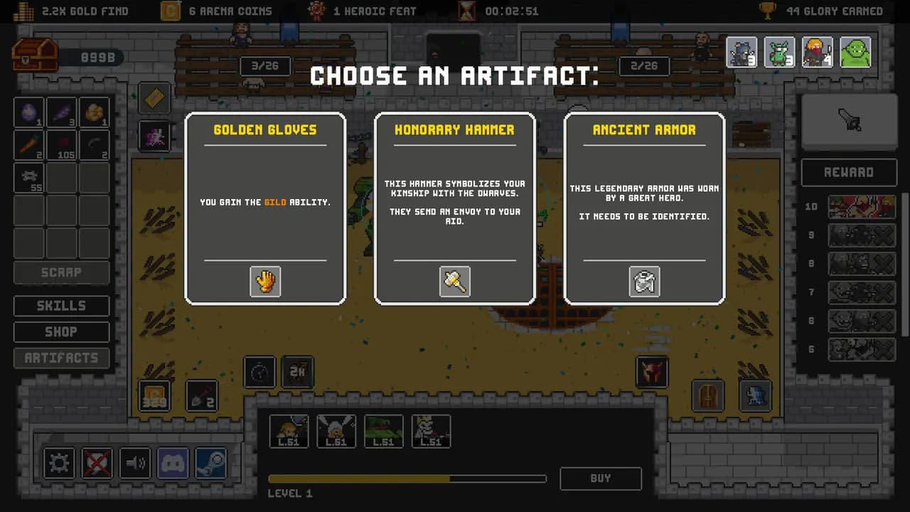 CLICKER ARENA Steam — zrzut ekranu 5