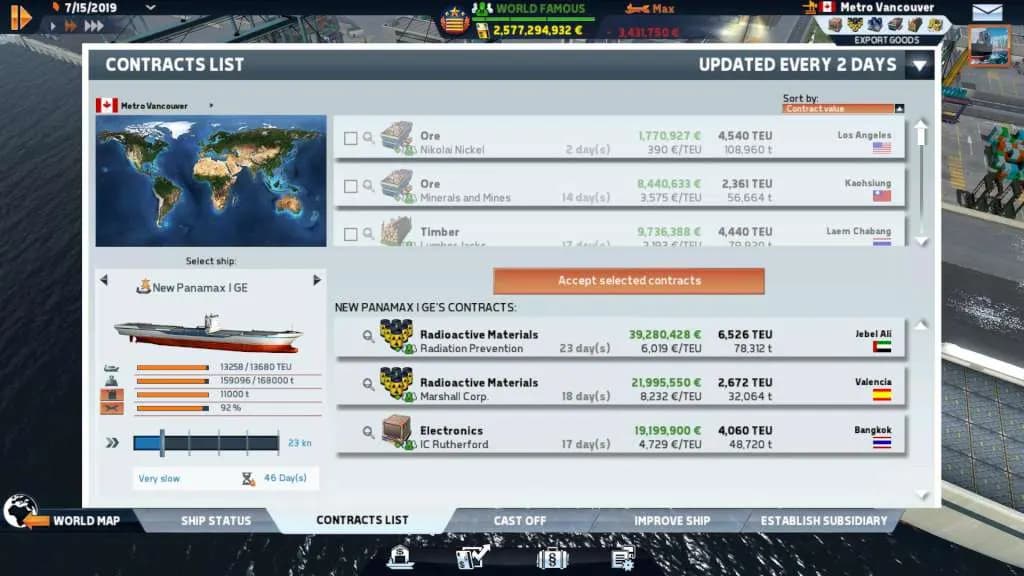TRANSOCEAN THE SHIPPING COMPANY Steam — zrzut ekranu 4