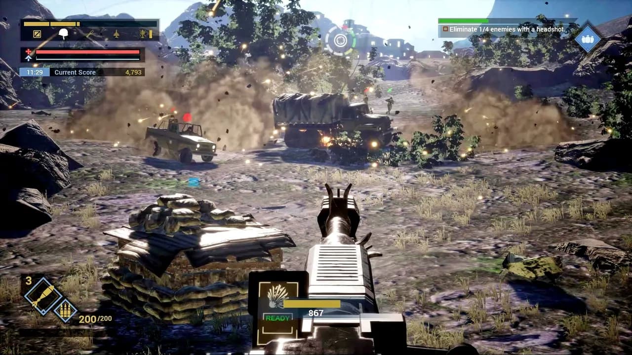 HEAVY FIRE: RED SHADOW Xbox One & Series X/S — zrzut ekranu 1 z 6