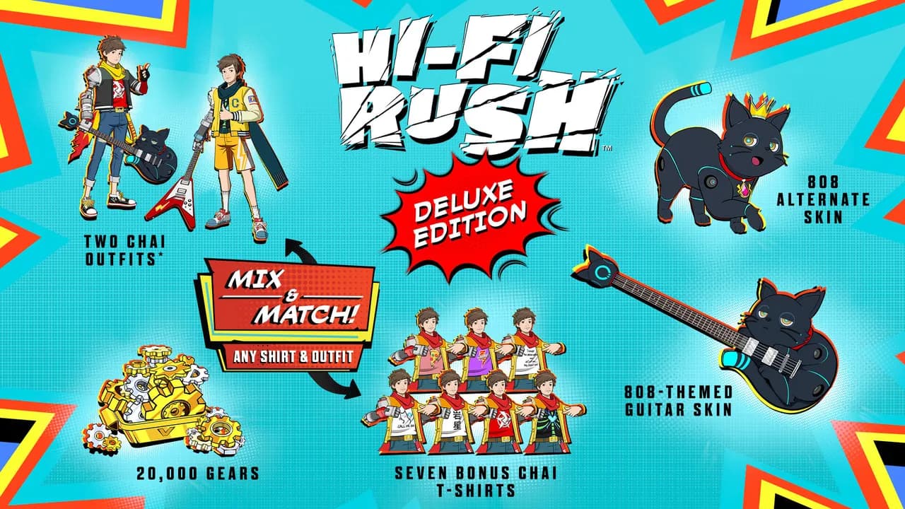 HI-FI RUSH DELUXE EDITION Xbox Series X/S — zrzut ekranu 1 z 6