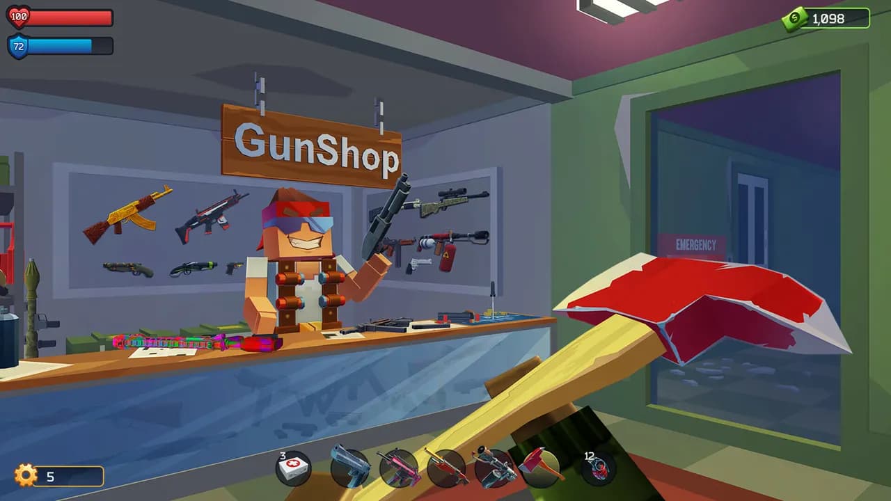 Pixel Combat: Zombie Shooter STEAM KLUCZ — zrzut ekranu 4