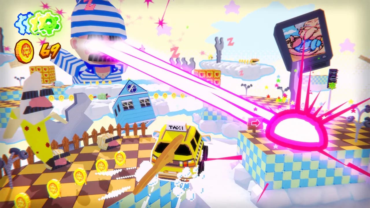 Yellow Taxi Goes Vroom STEAM KLUCZ — zrzut ekranu 3