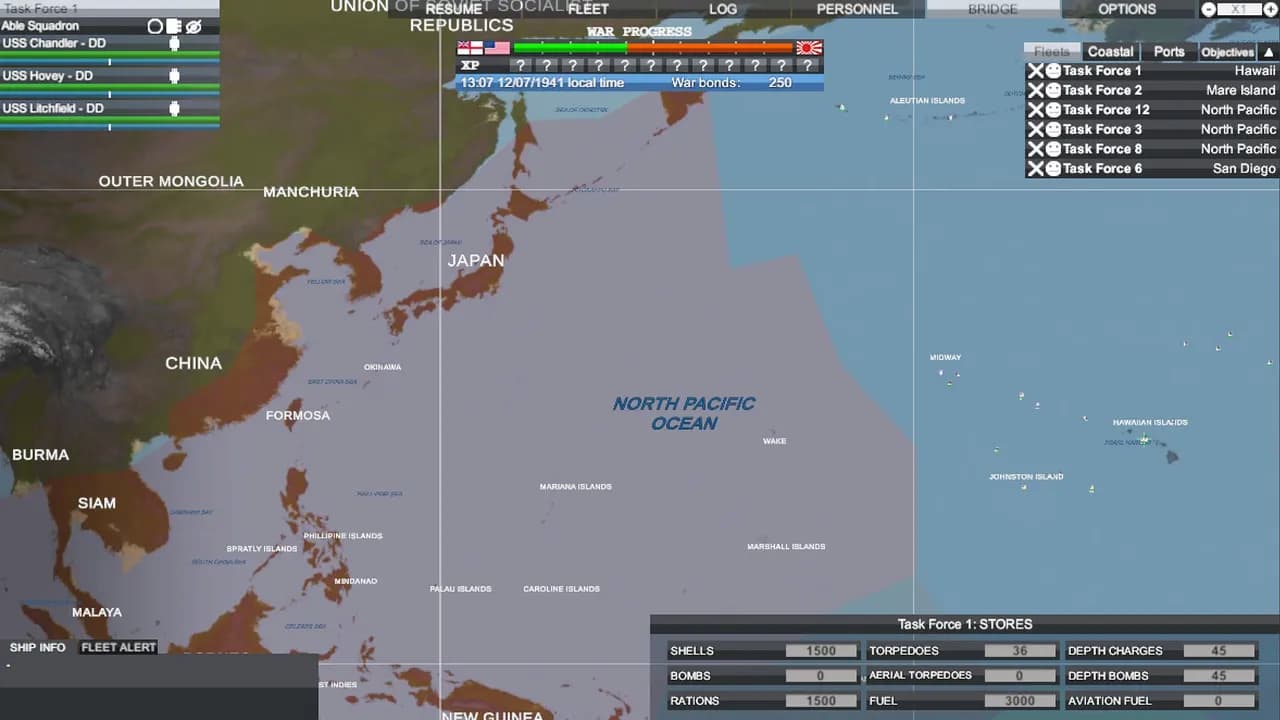 VICTORY AT SEA PACIFIC Steam — zrzut ekranu 1 z 6