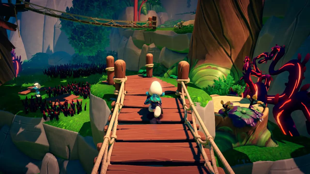 SMERFY: MISJA ZŁOLIŚĆ (THE SMURFS: MISSION VILEAF) Xbox One & Series X/S — zrzut ekranu 1 z 6