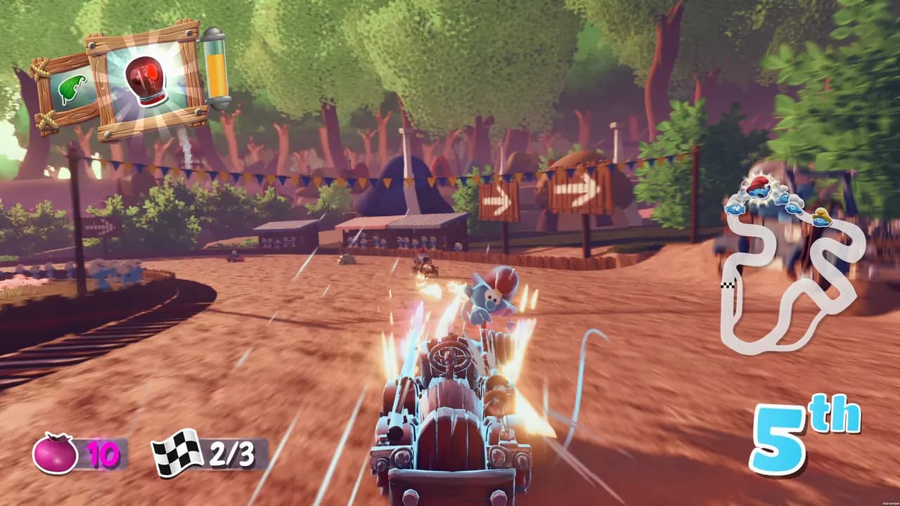 SMURFS KART SMERFY KART Steam — zrzut ekranu 3