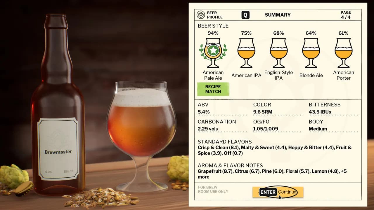 Brewmaster: Beer Brewing Simulator — zrzut ekranu 1 z 6