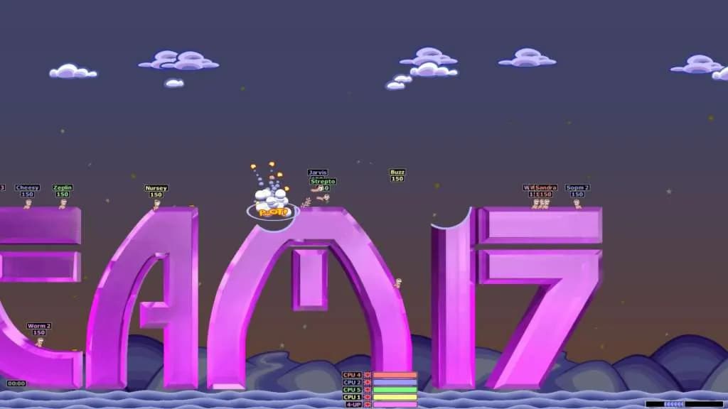Worms Armageddon STEAM KLUCZ — zrzut ekranu 3