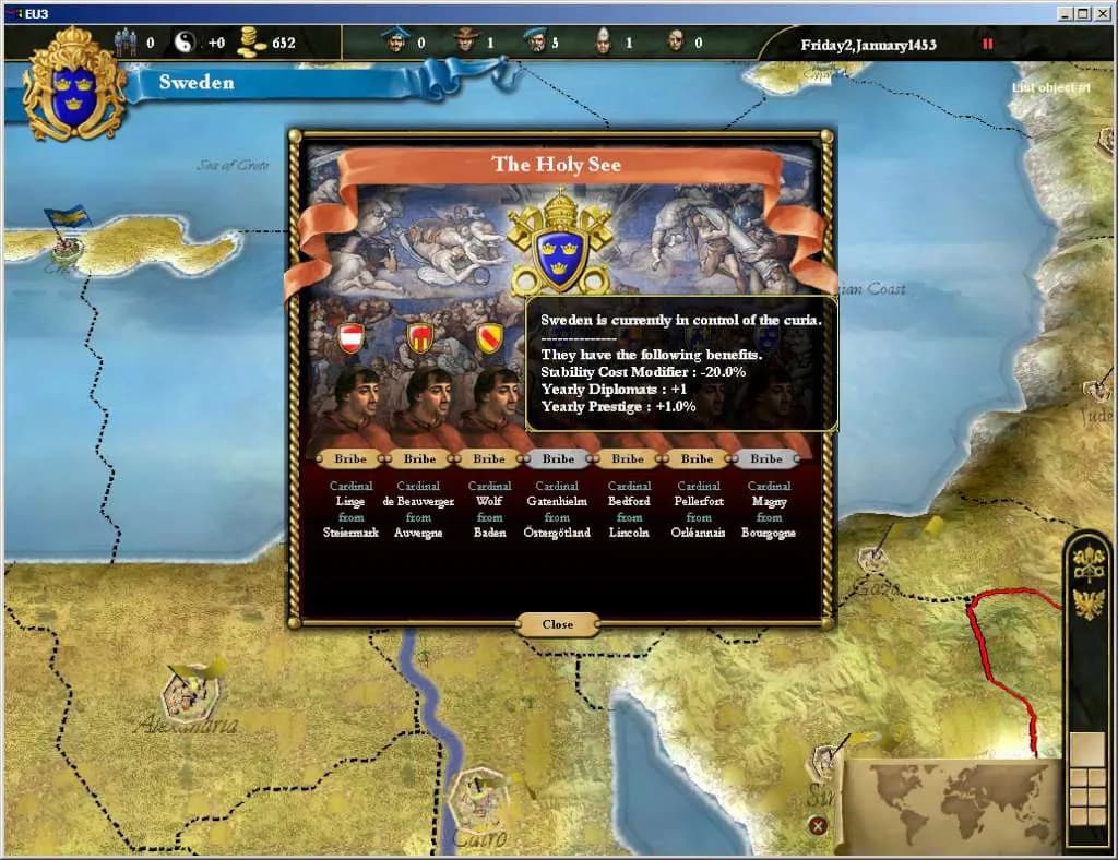 EUROPA UNIVERSALIS III 3 COMPLETE Steam — zrzut ekranu 4