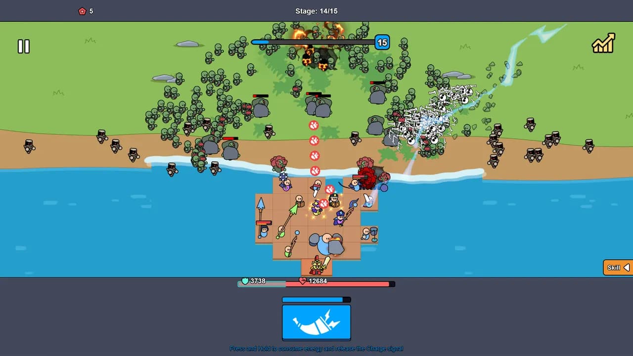 Beach Defense: Zombie Invasion — zrzut ekranu 4