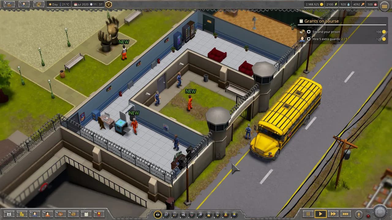 PRISON TYCOON: UNDER NEW MANAGEMENT Xbox One & Series X/S — zrzut ekranu 1 z 6