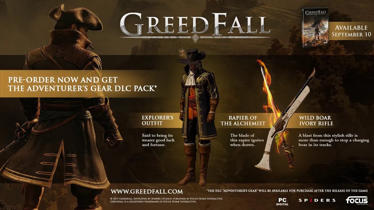 GreedFall Gold Edition — zrzut ekranu 1 z 6