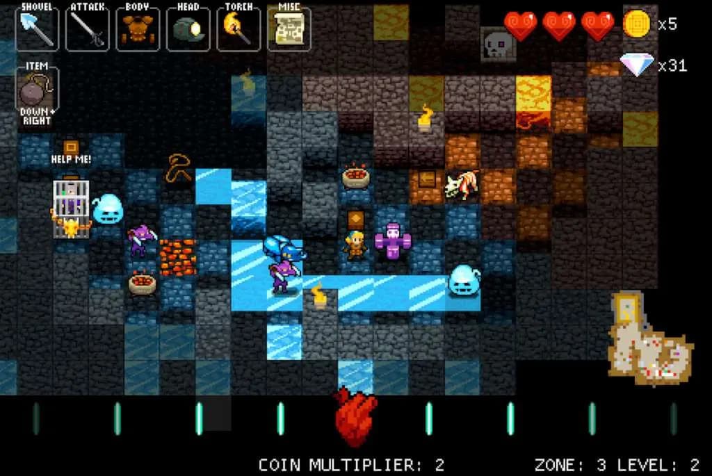 Crypt of the NecroDancer STEAM KLUCZ — zrzut ekranu 2