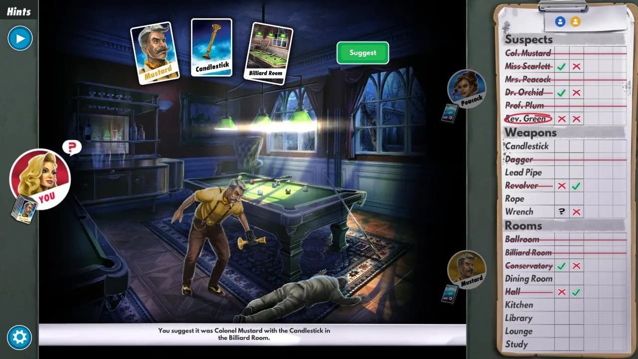 Clue/Cluedo: The Classic Mystery Game STEAM KLUCZ — zrzut ekranu 3