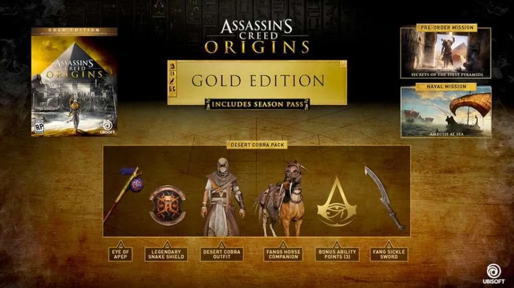 ASSASSIN'S CREED: ORIGINS GOLD EDITION Xbox One & Series X/S — zrzut ekranu 1 z 6
