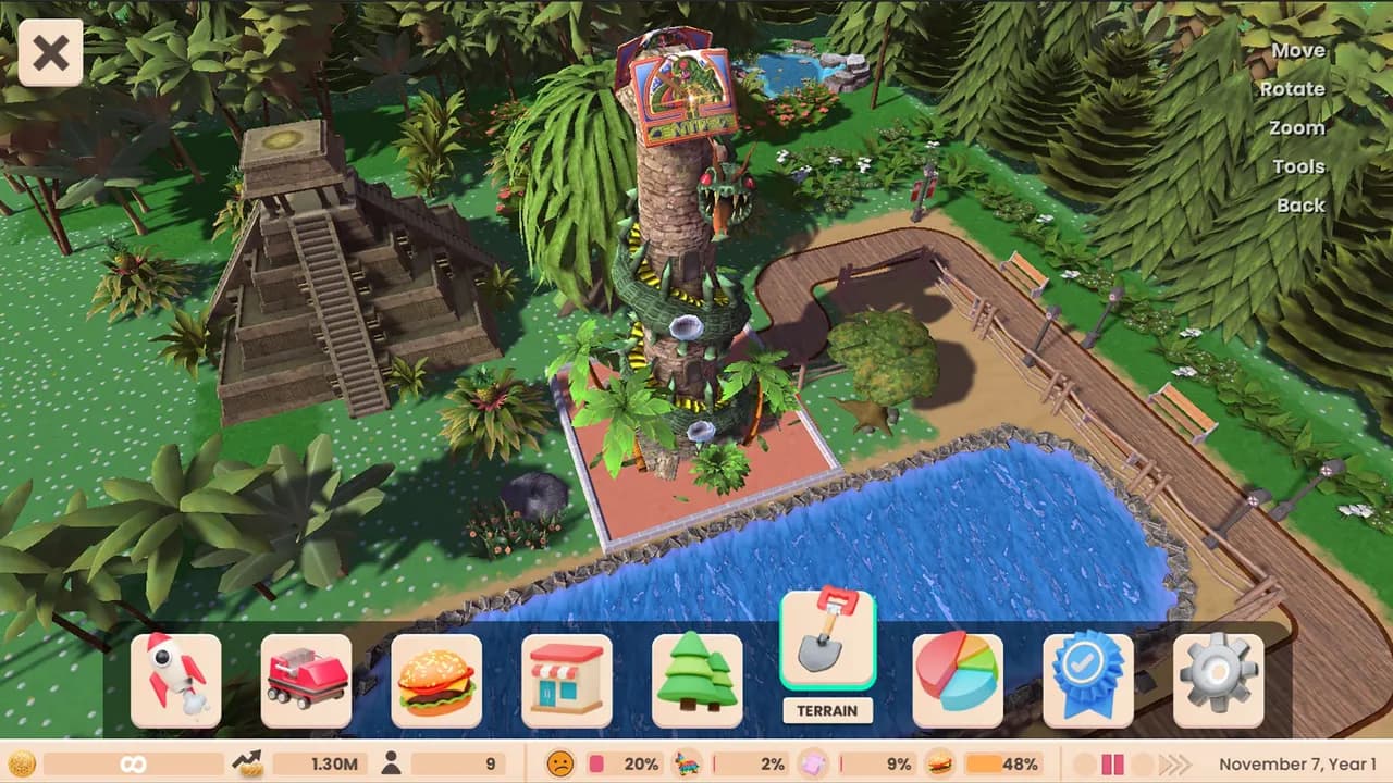 ROLLERCOASTER TYCOON ADVENTURES DELUXE Xbox One & Series X/S — zrzut ekranu 1 z 6