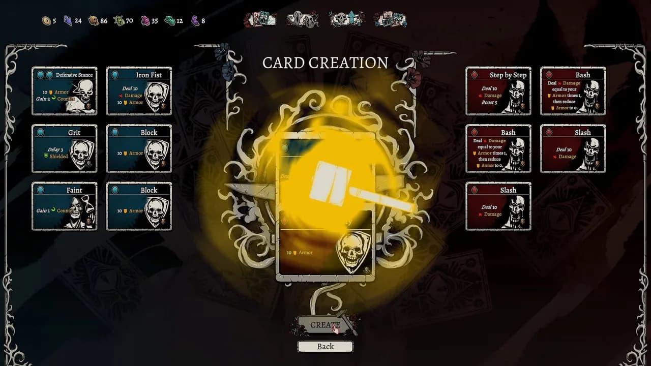 NADIR A GRIMDARK DECKBUILDER Steam — zrzut ekranu 3