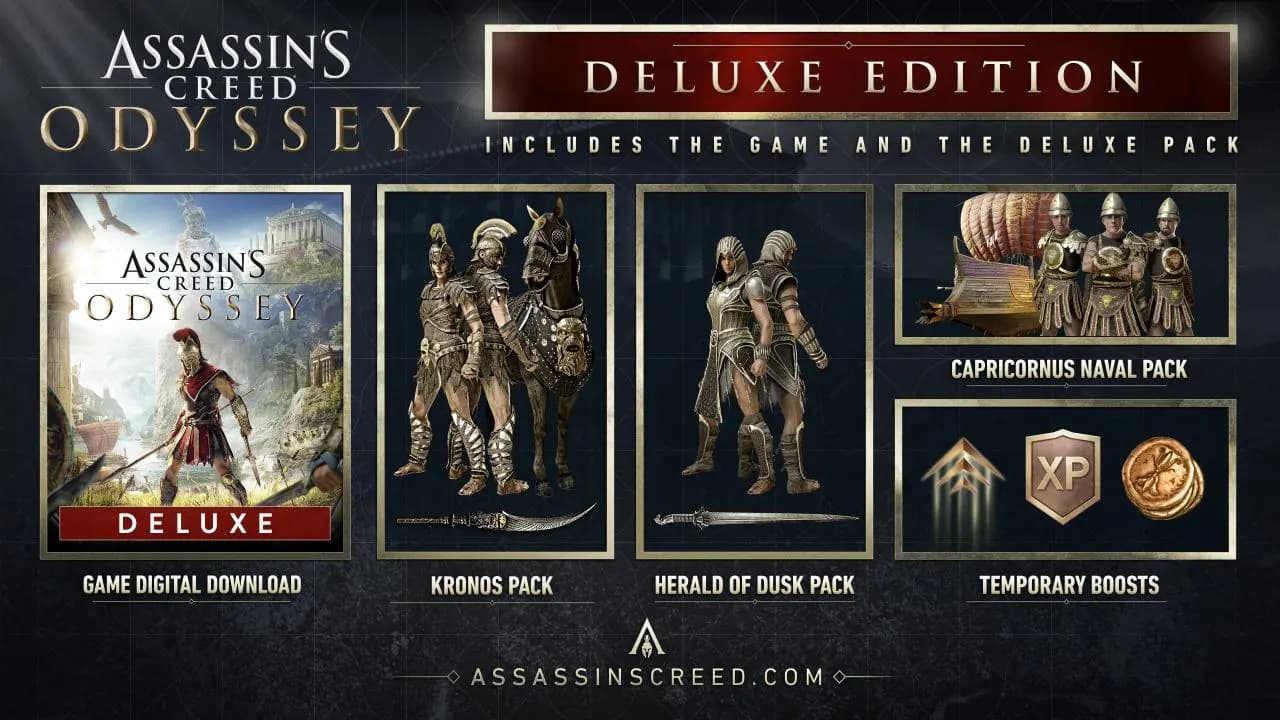 ASSASSIN'S CREED ODYSSEY DELUXE EDITION Xbox One & Series X/S — zrzut ekranu 1 z 6