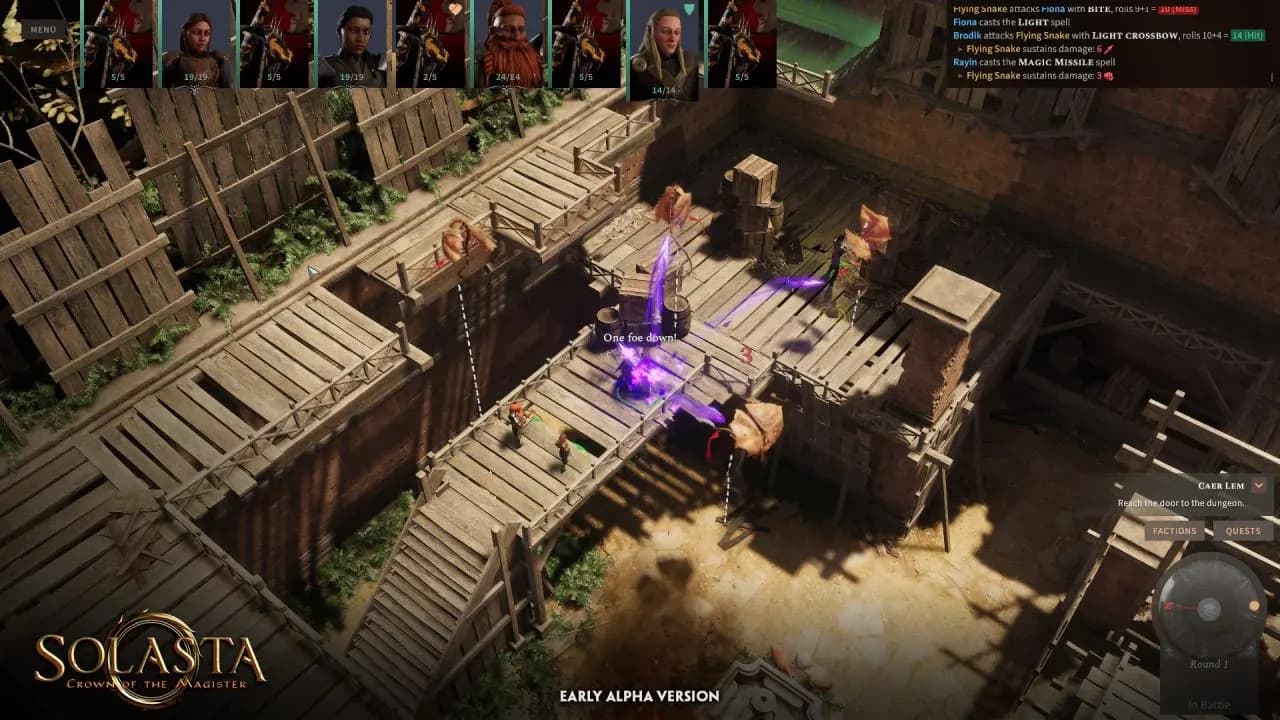 SOLASTA CROWN OF THE MAGISTER Steam — zrzut ekranu 1 z 6
