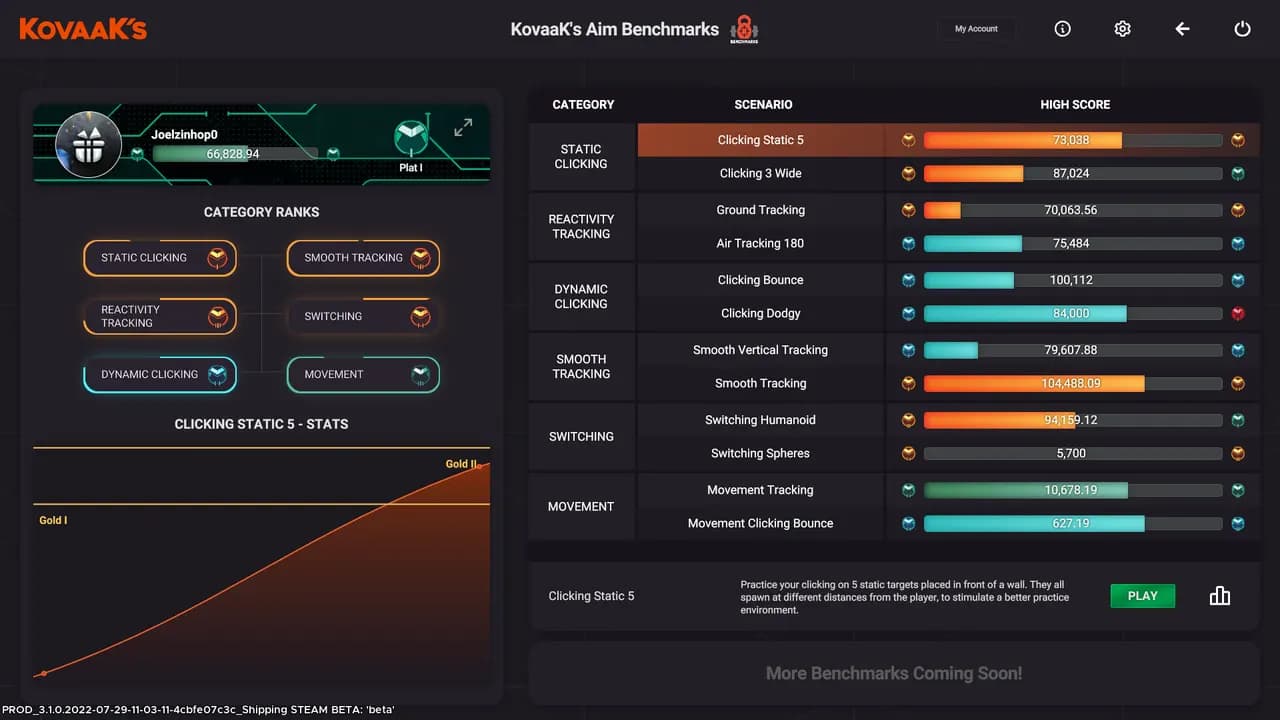 KovaaK's STEAM KLUCZ — zrzut ekranu 2