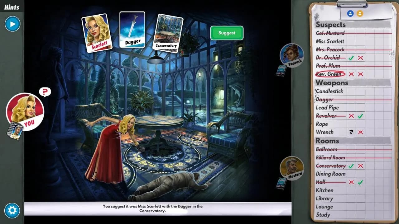 Clue/Cluedo: The Classic Mystery Game STEAM KLUCZ — zrzut ekranu 5