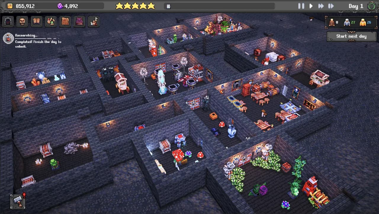Dungeon Tycoon STEAM KLUCZ — zrzut ekranu 1 z 6