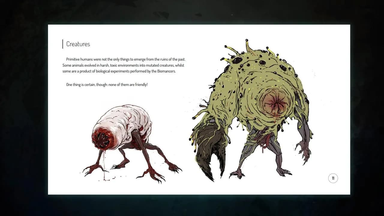 Seven: The Days Long Gone - Artbook, Guidebook and Map DLC — zrzut ekranu 3